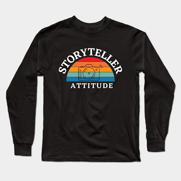 storyteller Long Sleeve T-Shirt by Leap Arts